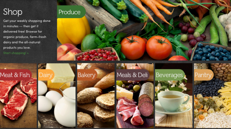 shop online for organic food with Door to Door Organics and have it delivered!