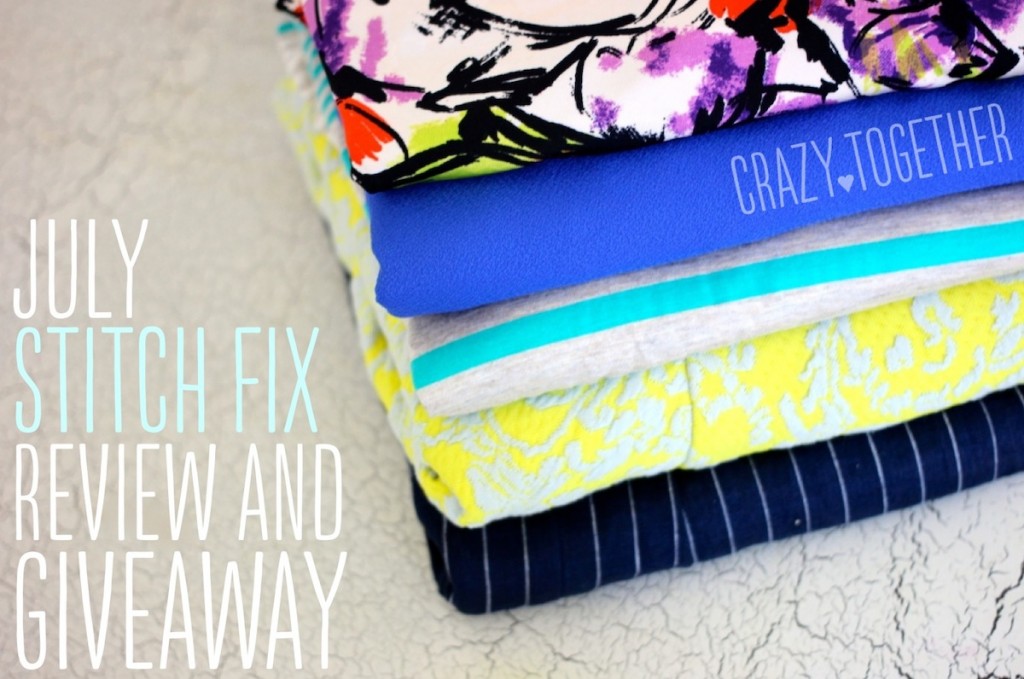 July Stitch Fix Review and Giveaway
