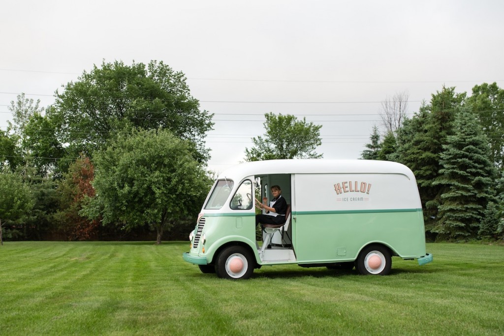 vintage ice cream truck