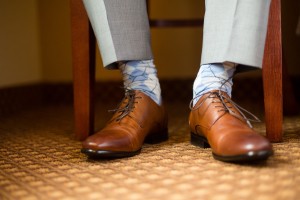 Village Argyle blue socks and Aldo Liadan Cap Toe Oxfords