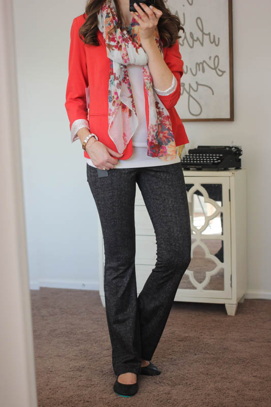 Rebekah Blazer from Kensie and Jordyn Bootcut Pant from Liverpool - Stitch Fix