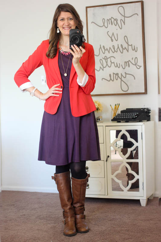 Rebekah Blazer from Kensie and Aleisha Fit and Flare Dress from Three Dots - Stitch Fix