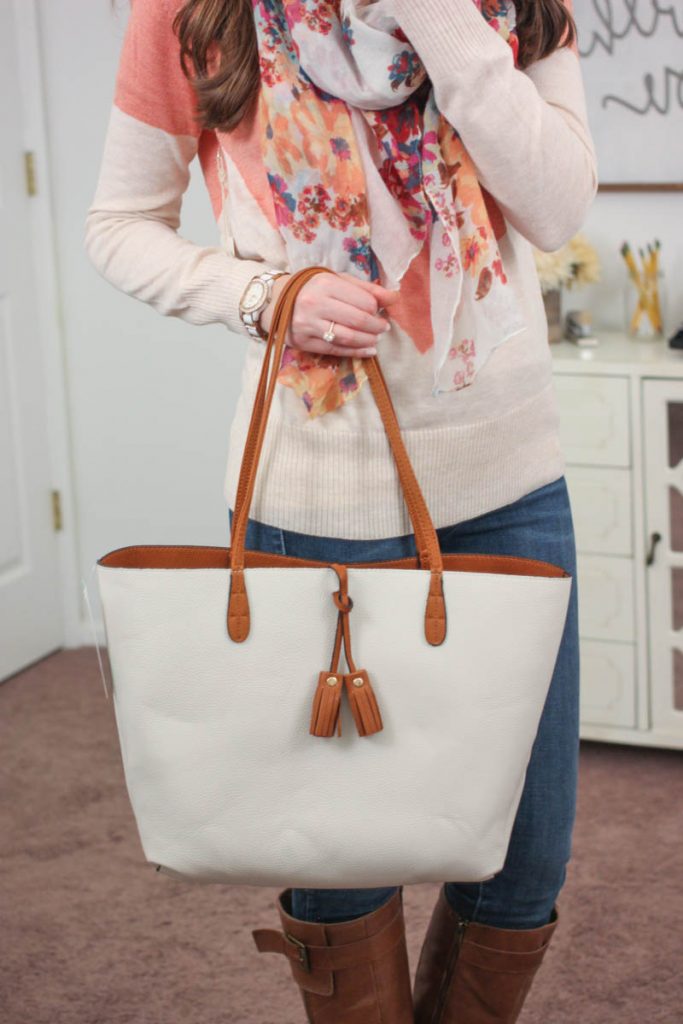 Parvin Reversible Tote from Street Level - January Stitch Fix