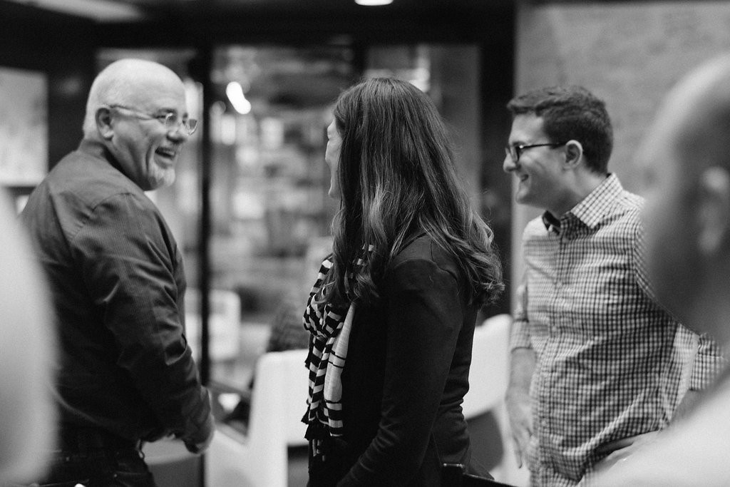 Rob, Maria and Dave Ramsey