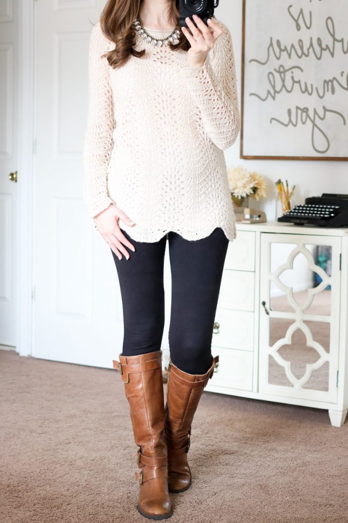 Milly Pointelle Detail Pullover Sweater from Mystree - April Stitch Fix