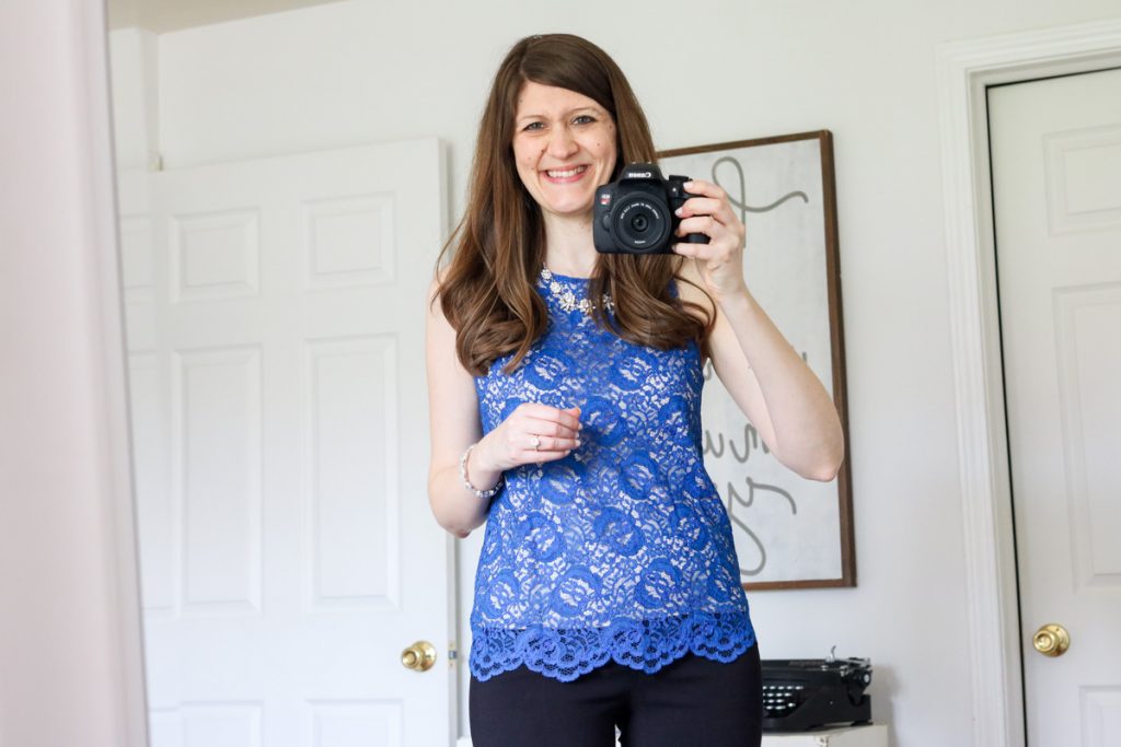 Queenie Lace Overlay Blouse from Lavender Brown - Stitch Fix