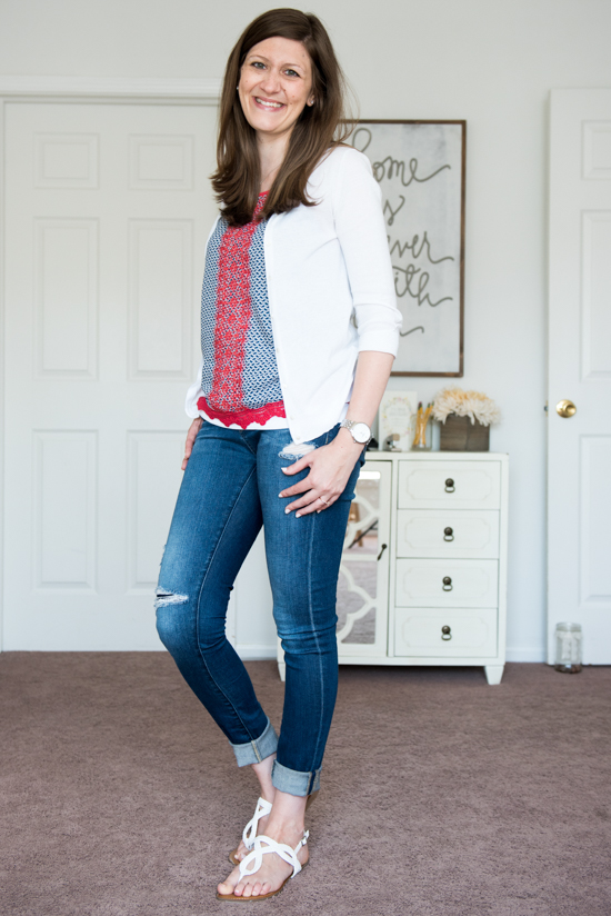 Palvin Crochet Detail Top from Skies are Blue - September Stitch Fix review
