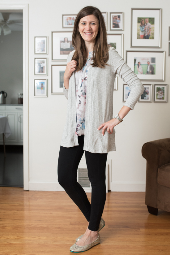 Serafina Lace Detail Cardigan from Le Lis - October Stitch Fix Review