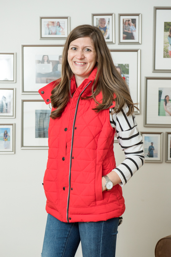 Skien Quilted Puffer Vest from Andrew Marc - November Stitch Fix review