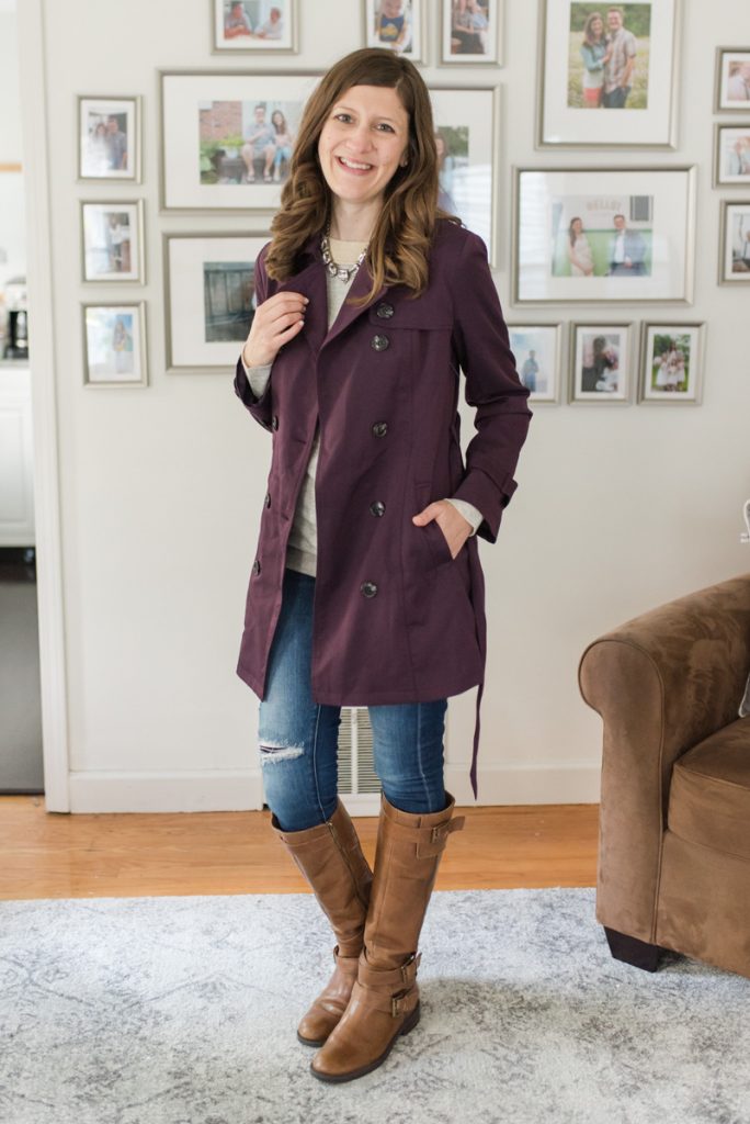 Omeo Trench Jacket from Fate | Fall Stitch Fix review | Stitch Fix clothes | fashion blog | Stitch fix sweaters | Crazy Together blog