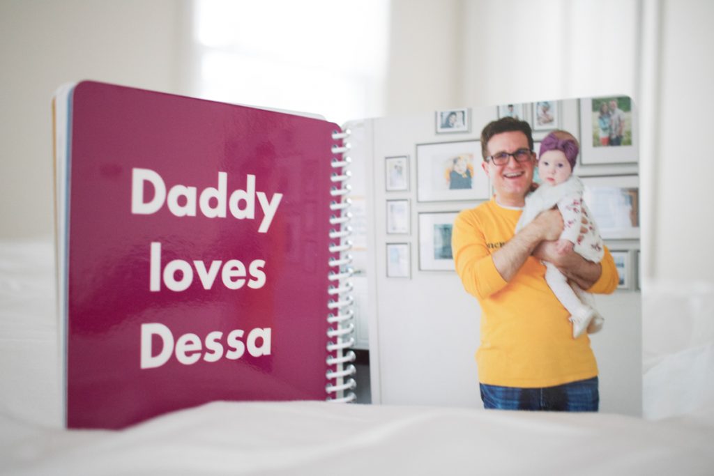 custom photo board book from Pinhole Press | baby gift ideas | Crazy Together blog