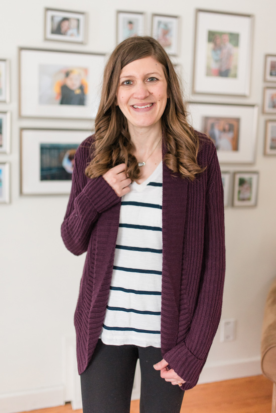 Candria Ribbed Shawl Cardigan from Pixley | Stitch Fix Clothes | January Stitch Fix Review | Crazy Together blog