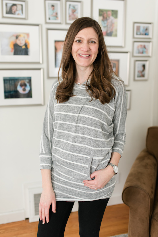 Love leggings, but also love great style? Check out my legging-friendly Stitch Fix box review | Karlotta Hooded Dolman Knit Top from 41 Hawthorn | Stitch Fix clothes | Stitch Fix review | Crazy Together blog