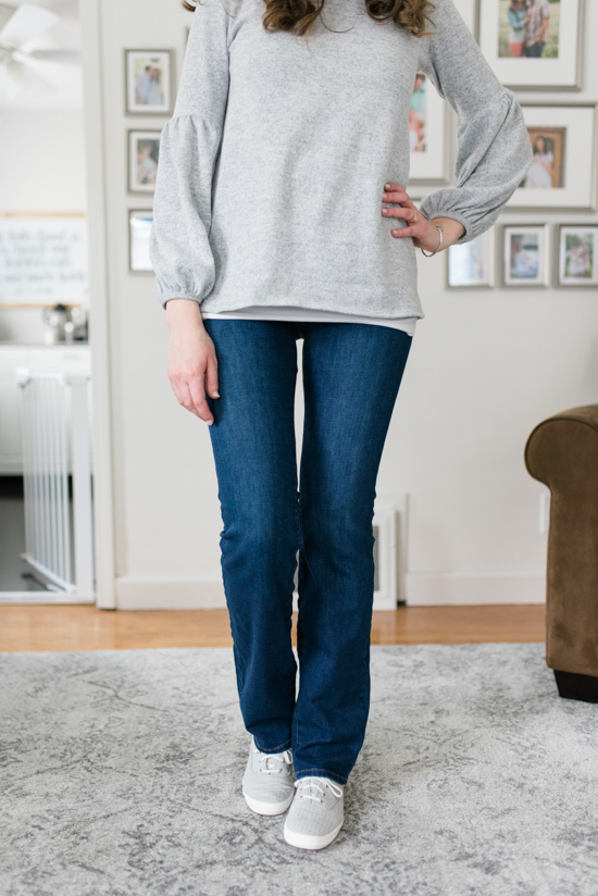 All-Denim Trunk Club Try On | Marilyn Stretch Straight Leg Jeans by NYJD | Trunk Club clothes | Trunk Club review | women's fashion | clothing subscription boxes | Crazy Together blog