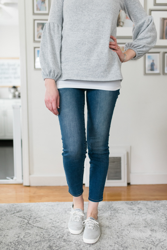 All-Denim Trunk Club Try On | KUT from the Kloth Donna Skinny Ankle Jeans | Trunk Club clothes | Trunk Club review | women's fashion | clothing subscription boxes | Crazy Together blog