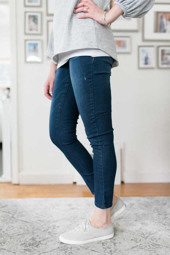 All-Denim Trunk Club Try On | Skinny Ankle Jeans by Wit & Wisdom | Trunk Club clothes | Trunk Club review | women's fashion | clothing subscription boxes | Crazy Together blog
