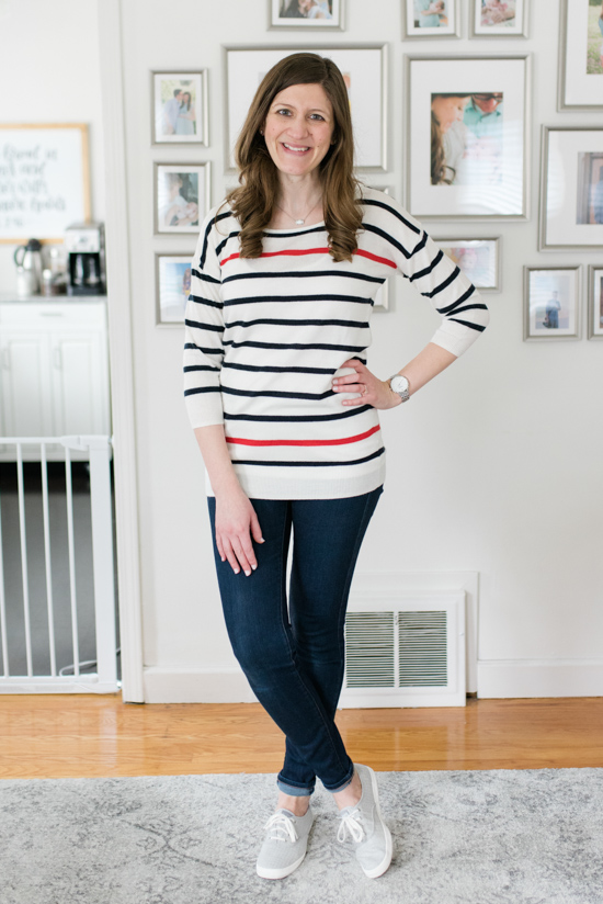Lilliani Pullover Sweater from 41 Hawthorn | Stitch Fix Spring Review | stitch fix clothes | Crazy Together Blog