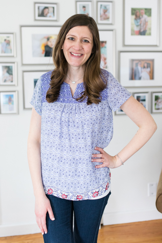 Monisa Embroidered Blouse from Skies are Blue | Stitch Fix Spring Review | stitch fix clothes | Crazy Together Blog