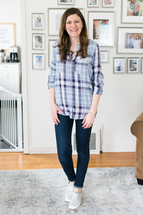 Hattie Button Down Top from Tinsel | Stitch Fix Spring Review | stitch fix clothes | Crazy Together Blog