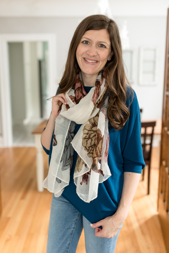 Reid 3/4 Sleeve Knit Top from Jolie | Stitch Fix review | Wantable vs. Stitch Fix | a side by side comparison | women's clothing subscription boxes | Crazy Together blog