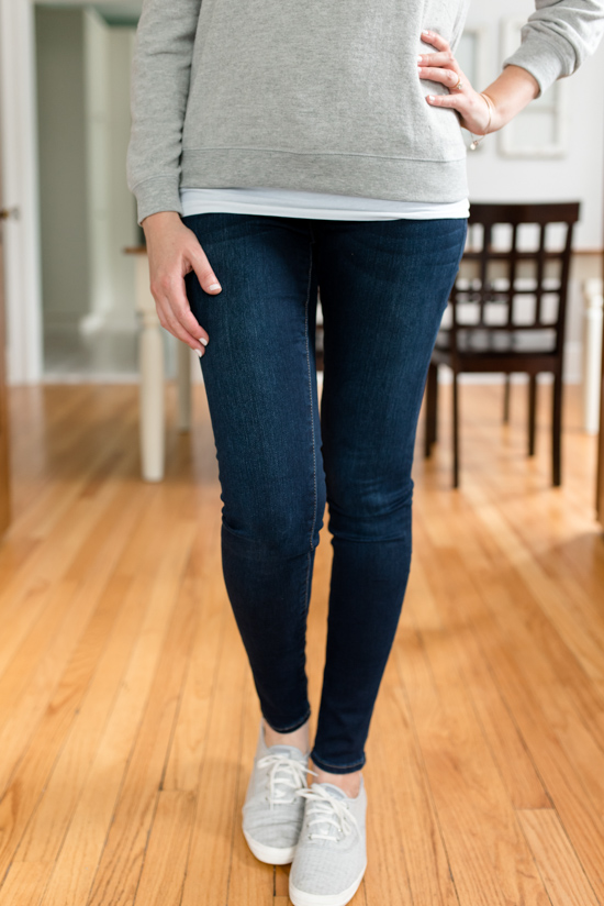 Mia Toothpick Skinny Jeans  in Approve Wash from Kut from The Kloth | Wantable style edit review | Wantable vs. Stitch Fix | a side by side comparison | women's clothing subscription boxes | Crazy Together blog