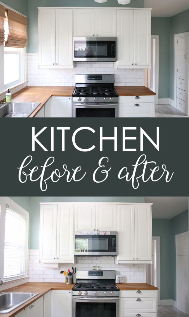 1925 craftsman house before and after | kitchen and bathroom before and after | old houses | home update | Crazy Together blog
