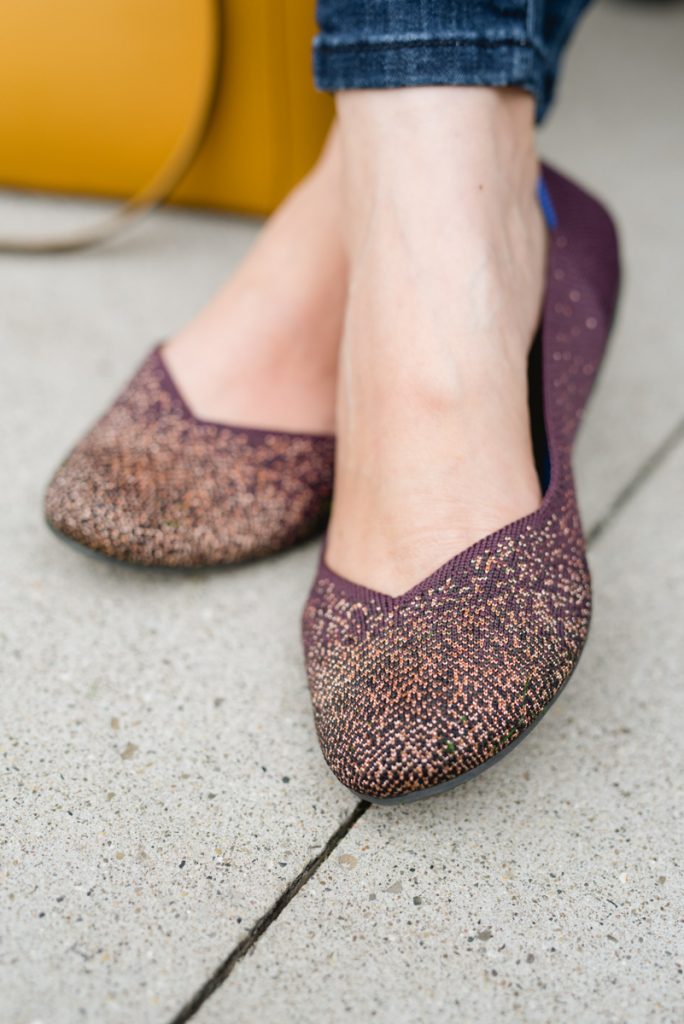 Curious about Rothy's? This blogger's very honest Rothy's review candidly answers all of your questions so you can make an informed decision | Honest Rothy's Review | Tieks vs. Rothys | comfortable flats | comfortable shoes | Crazy Together blog