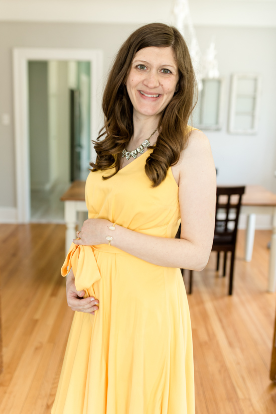 Trunk Club Maternity Review - Sleeveless Pleated Tank Dress from Modcloth | style box | women's fashion | maternity clothes | #stitchfix #trunkclub | Crazy Together blog