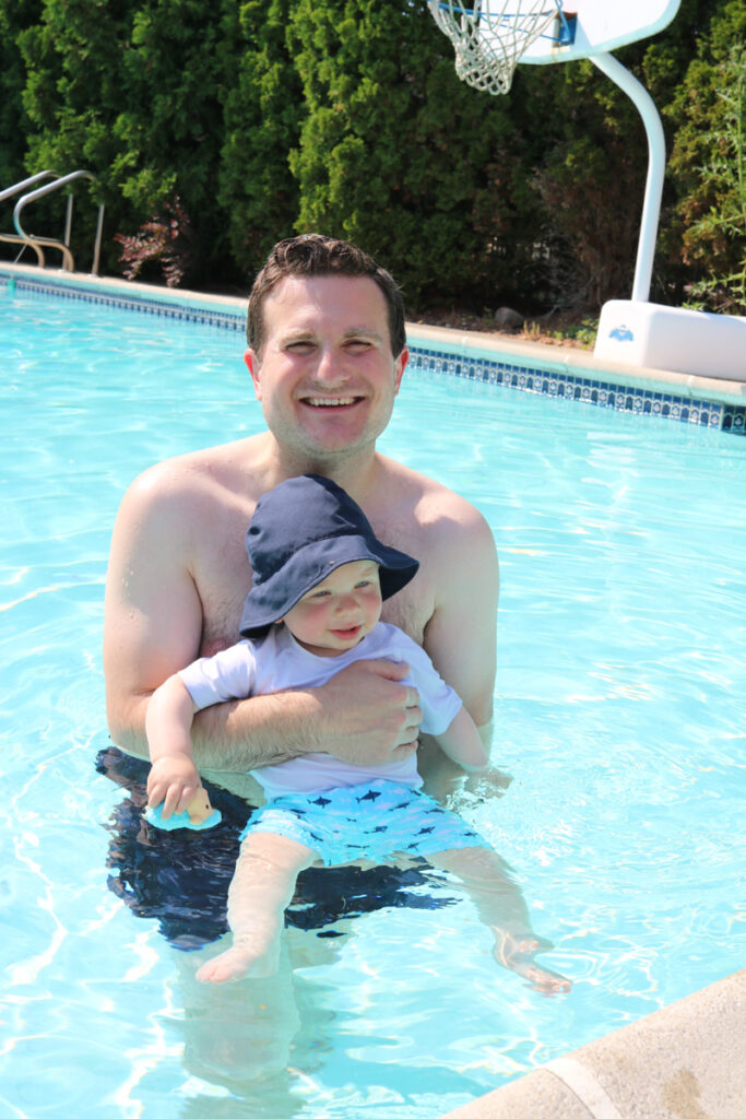 self-rescue swim lessons for baby