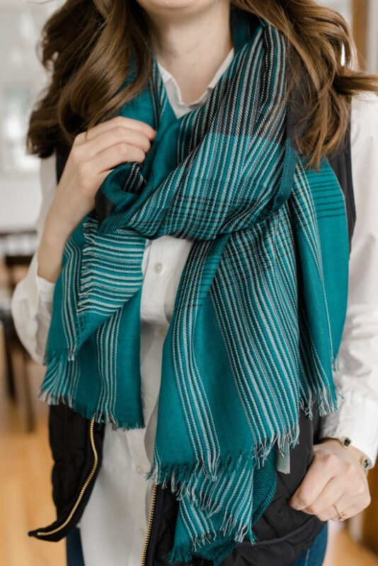 Layla Plaid Scarf from The Accessory Collective - February Stitch Fix review