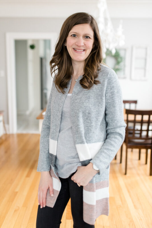 Elaine Open Cardigan from Stitches&Stripes - March Stitch Fix Review 